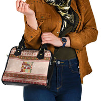 Howdy Christmas Shoulder Handbag Cowboy Santa Western Xmas - Wonder Print Shop