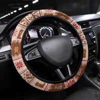 Howdy Christmas Steering Wheel Cover Cowboy Santa Western Xmas - Wonder Print Shop