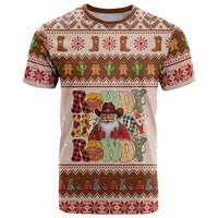 Howdy Christmas T Shirt Cowboy Santa Western Xmas - Wonder Print Shop