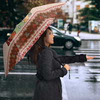 Howdy Christmas Umbrella Cowboy Santa Western Xmas - Wonder Print Shop