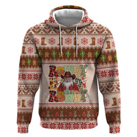 Howdy Christmas Zip Hoodie Cowboy Santa Western Xmas - Wonder Print Shop
