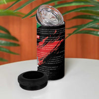 MLK Honoring The Legacy 4 in 1 Can Cooler Tumbler Black Version LT05 - Wonder Print Shop