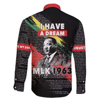 MLK Honoring The Legacy Family Matching Off Shoulder Maxi Dress and Hawaiian Shirt Black Version LT05 - Wonder Print Shop