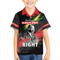MLK Honoring The Legacy Family Matching Puletasi and Hawaiian Shirt Black Version LT05 - Wonder Print Shop