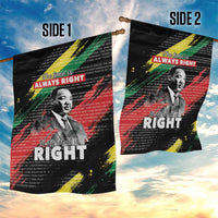 MLK Honoring The Legacy Garden Flag Black Version LT05 - Wonder Print Shop