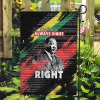 MLK Honoring The Legacy Garden Flag Black Version LT05 - Wonder Print Shop