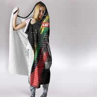 MLK Honoring The Legacy Hooded Blanket Black Version