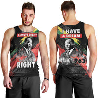 MLK Honoring The Legacy Men Tank Top Black Version LT05 - Wonder Print Shop