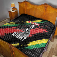 MLK Honoring The Legacy Quilt Black Version LT05 - Wonder Print Shop