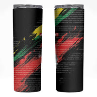 MLK Honoring The Legacy Skinny Tumbler Black Version LT05 - Wonder Print Shop