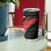 MLK Honoring The Legacy Tumbler Cup Black Version LT05 - Wonder Print Shop