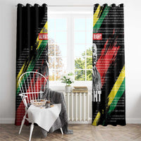 MLK Honoring The Legacy Window Curtain Black Version LT05 - Wonder Print Shop