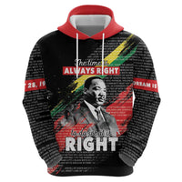 MLK Honoring The Legacy Zip Hoodie Black Version LT05 - Wonder Print Shop