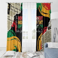 Remembering The Legacy Of MLK Window Curtain LT05 - Wonder Print Shop
