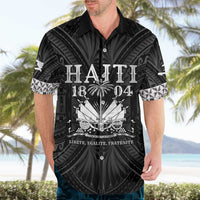 Haiti 1804 Hawaiian Shirt Polynesian Silver Neg Maron LT05 - Wonder Print Shop