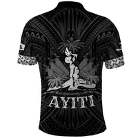 Haiti 1804 Polo Shirt Polynesian Silver Neg Maron LT05 - Wonder Print Shop