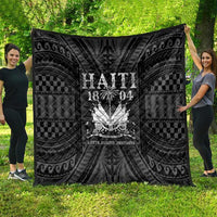 Haiti 1804 Quilt Polynesian Silver Neg Maron LT05 - Wonder Print Shop