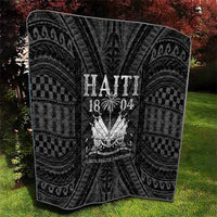 Haiti 1804 Quilt Polynesian Silver Neg Maron LT05 - Wonder Print Shop