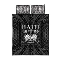 Haiti 1804 Quilt Bed Set Polynesian Silver Neg Maron LT05 - Wonder Print Shop