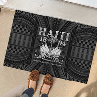 Haiti 1804 Rubber Doormat Polynesian Silver Neg Maron LT05 - Wonder Print Shop