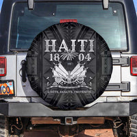 Haiti 1804 Spare Tire Cover Polynesian Silver Neg Maron LT05 - Wonder Print Shop