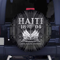 Haiti 1804 Spare Tire Cover Polynesian Silver Neg Maron LT05 - Wonder Print Shop