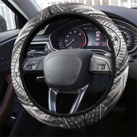 Haiti 1804 Steering Wheel Cover Polynesian Silver Neg Maron LT05 - Wonder Print Shop