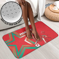 Morocco WC Football 2026 Bathroom Set Go Champions Lion Spirit - Wonder Print Shop