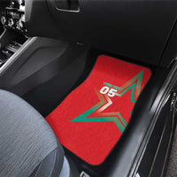Custom Morocco WC Football 2026 Car Mats Go Champions Lion Spirit - Wonder Print Shop