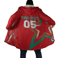 Custom Morocco WC Football 2026 Cloak Go Champions Lion Spirit - Wonder Print Shop