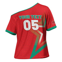 Custom Morocco WC Football 2026 Cross Shoulder Shirt Go Champions Lion Spirit - Wonder Print Shop