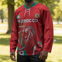 Custom Morocco WC Football 2026 Hockey Jersey Go Champions Lion Spirit - Wonder Print Shop