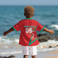 Custom Morocco WC Football 2026 Kid Hawaiian Shirt Go Champions Lion Spirit LT05