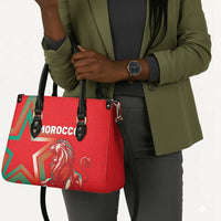 Morocco WC Football 2026 Leather Bag Go Champions Lion Spirit - Wonder Print Shop