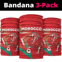 Morocco WC Football 2026 Neck Gaiter Go Champions Lion Spirit - Wonder Print Shop
