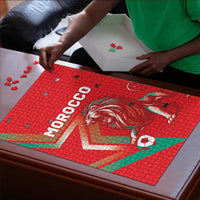 Morocco WC Football 2026 Puzzle Go Champions Lion Spirit - Wonder Print Shop