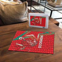 Morocco WC Football 2026 Puzzle Go Champions Lion Spirit - Wonder Print Shop
