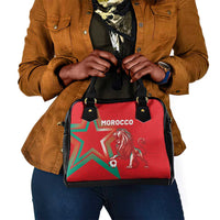 Morocco WC Football 2026 Shoulder Handbag Go Champions Lion Spirit - Wonder Print Shop
