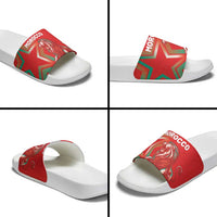 Morocco WC Football 2026 Slide Sandals Go Champions Lion Spirit - Wonder Print Shop
