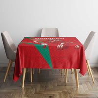 Morocco WC Football 2026 Tablecloth Go Champions Lion Spirit - Wonder Print Shop
