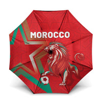 Morocco WC Football 2026 Umbrella Go Champions Lion Spirit - Wonder Print Shop