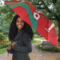 Morocco WC Football 2026 Umbrella Go Champions Lion Spirit - Wonder Print Shop
