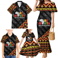 Black History Month Family Matching Mermaid Dress and Hawaiian Shirt One Month Can't Hold Our History