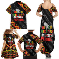 Black History Month Family Matching Summer Maxi Dress and Hawaiian Shirt One Month Can't Hold Our History