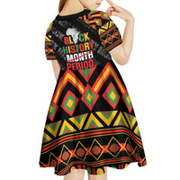Black History Month Kid Short Sleeve Dress One Month Can't Hold Our History