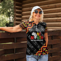 Black History Month Women Polo Shirt One Month Can't Hold Our History