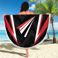 Trinidad And Tobago Cricket Beach Blanket Go Red Force