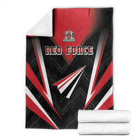 Trinidad And Tobago Cricket Blanket Go Red Force