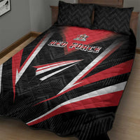 Trinidad And Tobago Cricket Quilt Bed Set Go Red Force