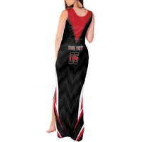 Custom Trinidad And Tobago Cricket Tank Maxi Dress Go Red Force